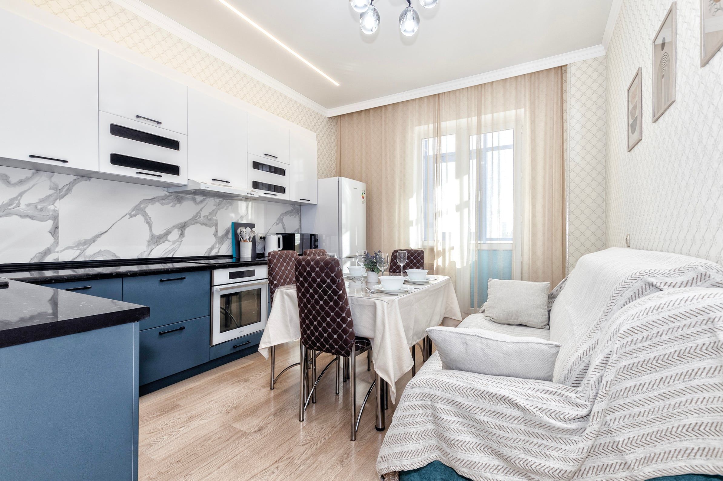 Полностью оборудованная кухня